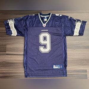 Reebok Dallas Cowboys Tony Romo #9 NFL Game Home Jersey Men's Medium